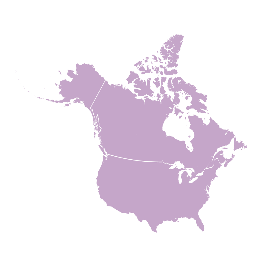 NA region map view